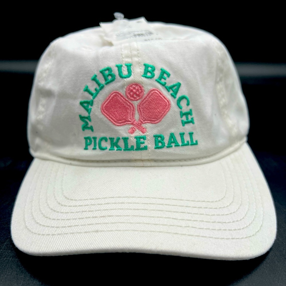 Women’s‎ Malibu Beach Pickle Ball hat. OS adjustable back NWT